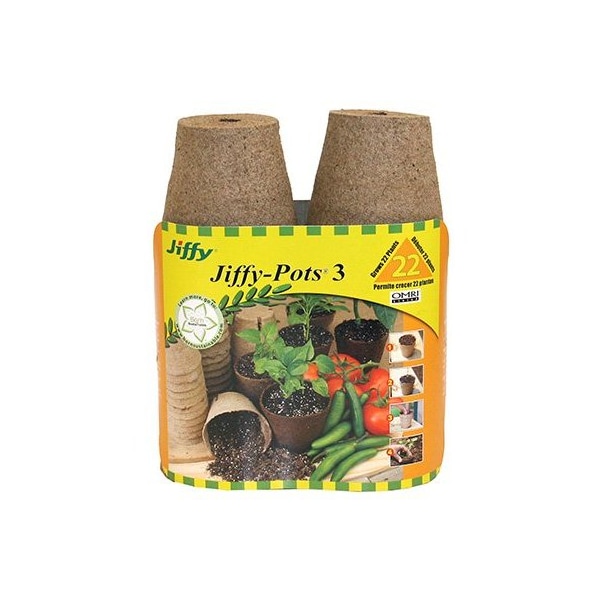 Green Garden Products 22PK 3 RND Peat Pot JP322 - main